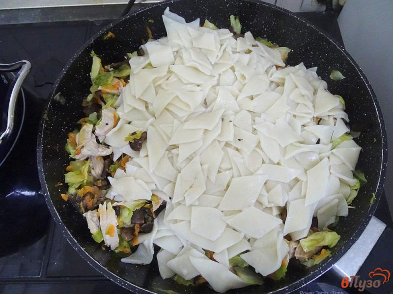 Фото приготовление рецепта: Лазанки с капустой и свининой шаг №12