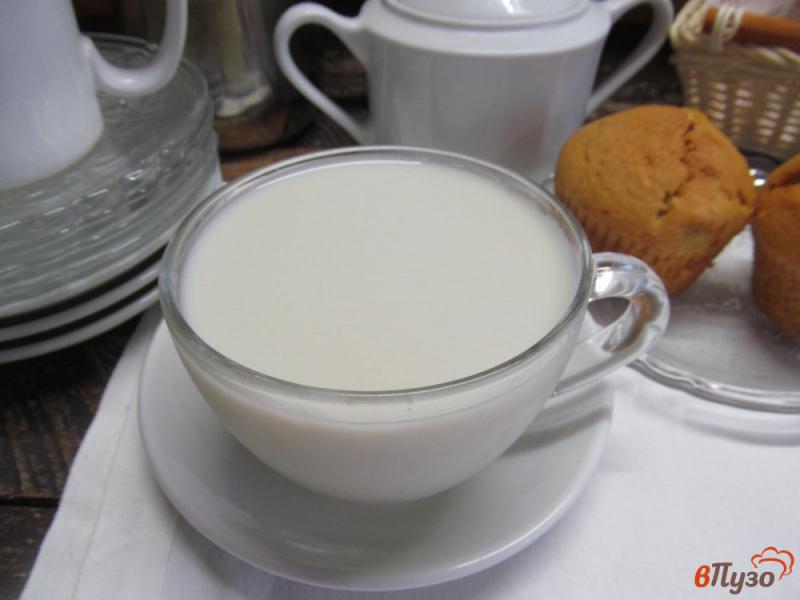 Фото приготовление рецепта: Мятное молоко шаг №5