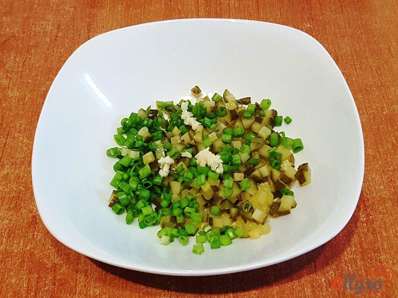 Фото приготовление рецепта: Картофель со сметанным соусом шаг №7