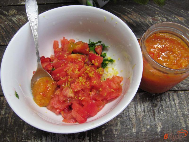Фото приготовление рецепта: Сальса из клубники и помидора шаг №4