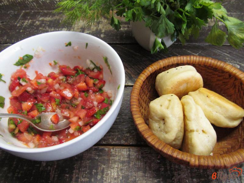 Фото приготовление рецепта: Сальса из клубники и помидора шаг №5