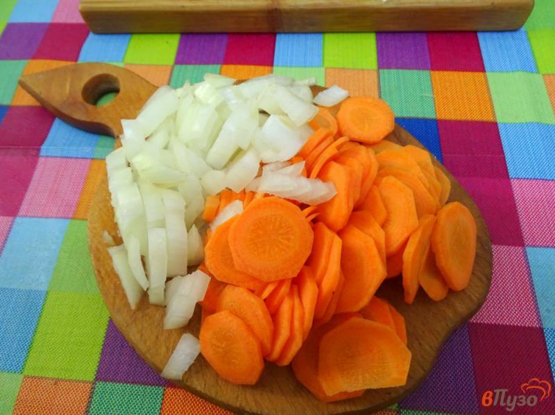 Фото приготовление рецепта: Овощной суп без картофеля шаг №2