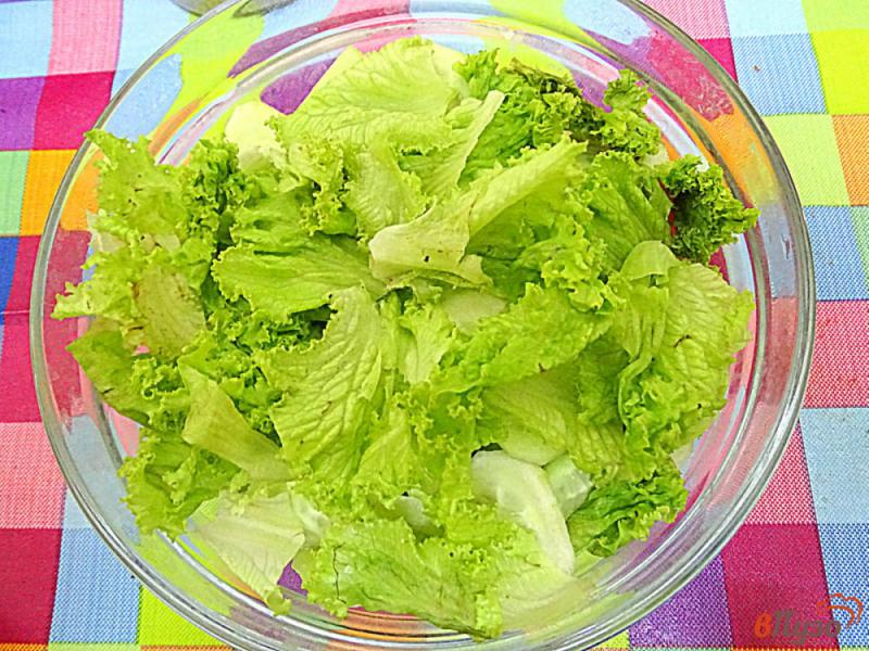 Фото приготовление рецепта: Салат из овощей с ореховой заправкой шаг №5