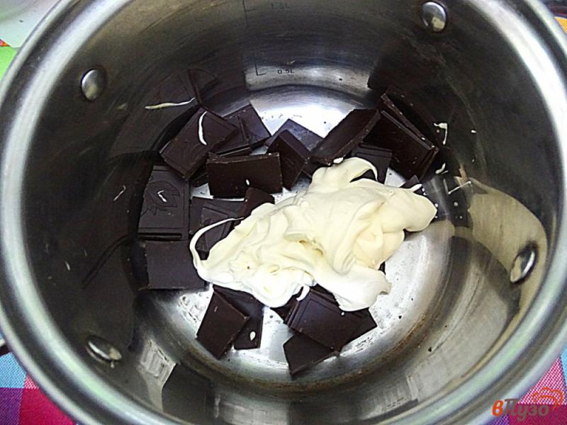 Фото приготовление рецепта: Шоколадное масло шаг №5