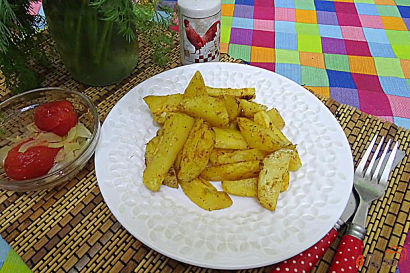Фото приготовление рецепта: Отварной картофель в микроволновке шаг №6