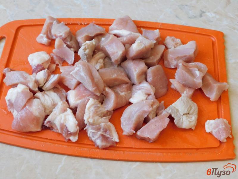 Фото приготовление рецепта: Свинина с овощами шаг №1