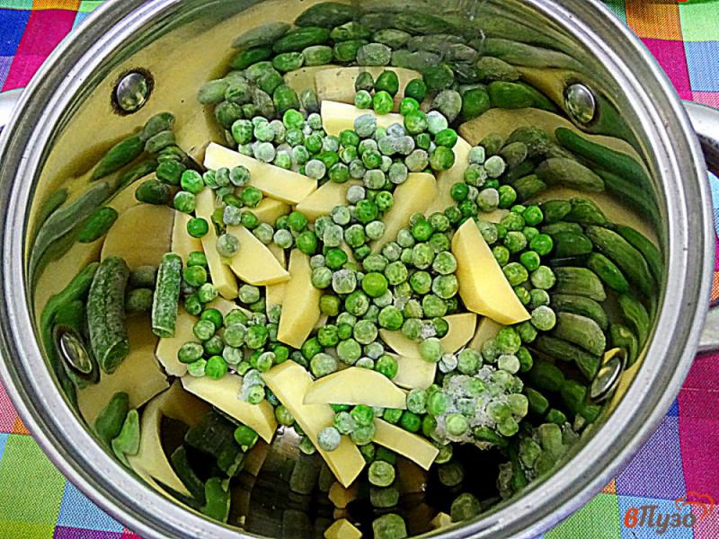 Фото приготовление рецепта: Суп овощной шаг №2
