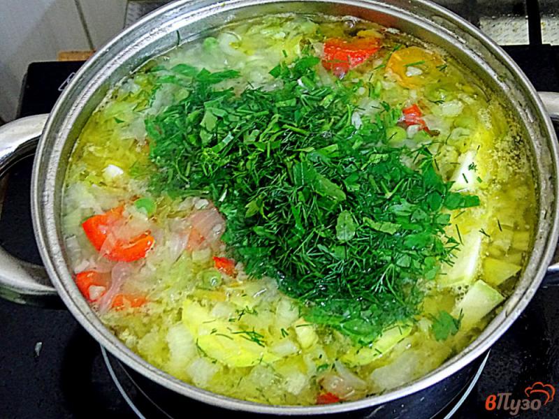 Фото приготовление рецепта: Суп овощной шаг №5