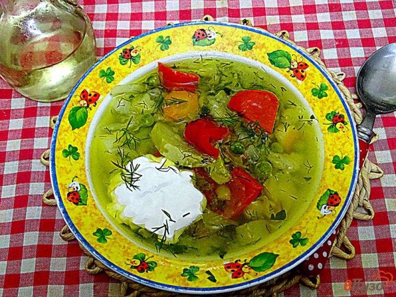 Фото приготовление рецепта: Суп овощной шаг №7