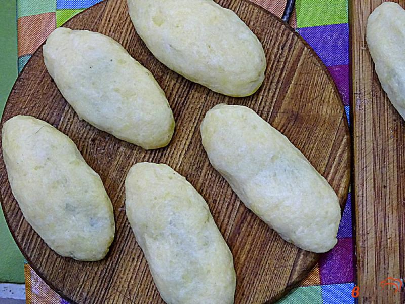 Фото приготовление рецепта: Картофельные зразы с подберёзовиками шаг №7