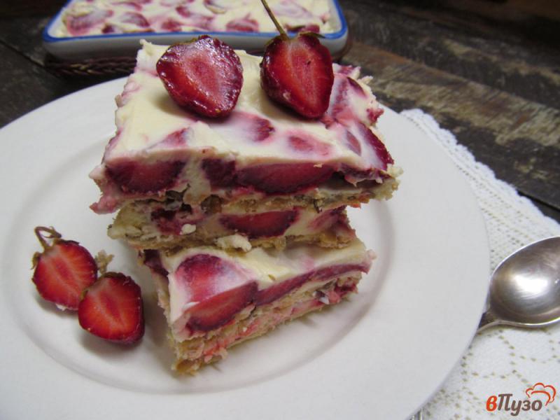 Фото приготовление рецепта: Торт без выпечки за 15 минут шаг №8