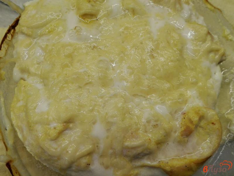 Фото приготовление рецепта: Куриное филе, запеченное с сыром шаг №6