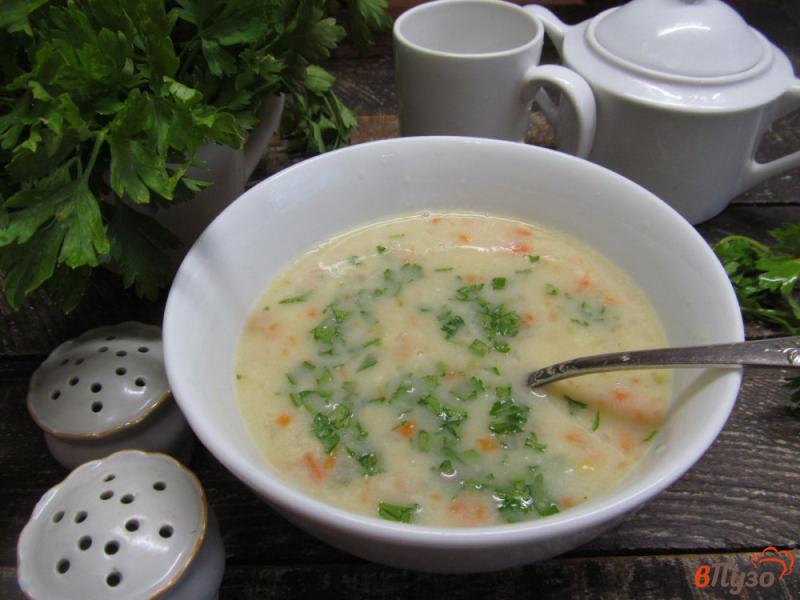 Фото приготовление рецепта: Сливочный крем-суп из овощей шаг №9