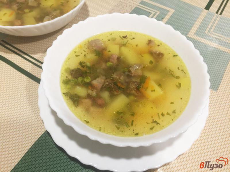 Фото приготовление рецепта: Суп из зеленого горошка с ребрами шаг №5