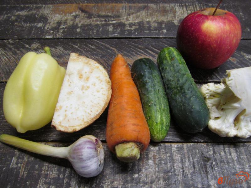Фото приготовление рецепта: Маринованный овощной микс шаг №1