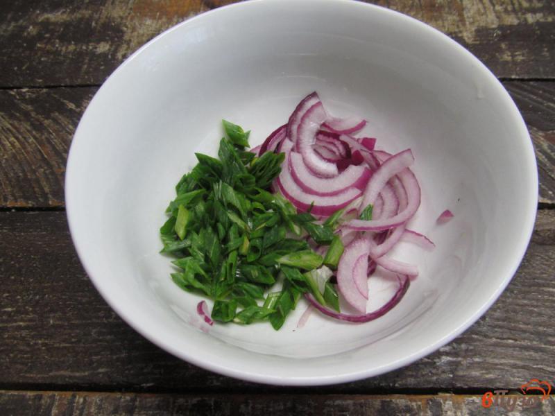 Фото приготовление рецепта: Пататосалата - греческий картофельный салат шаг №2