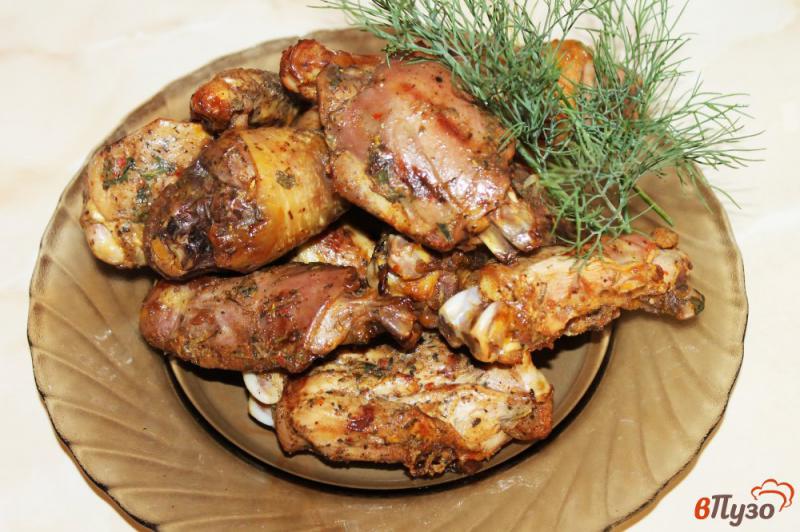 Фото приготовление рецепта: Шашлык из куриного мяса в духовке шаг №5