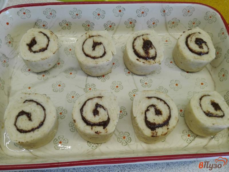 Фото приготовление рецепта: Печенье-булочки с овсянкой и корицей шаг №10