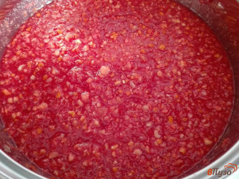 Фото приготовление рецепта: Варенье из красной смородины с апельсином шаг №5