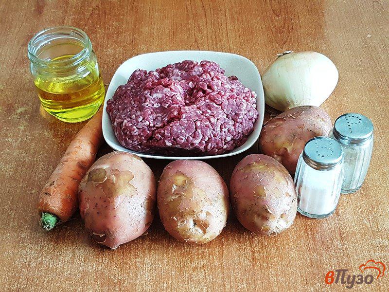 Фото приготовление рецепта: Овощной суп с фрикадельками шаг №1