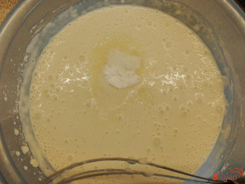 Фото приготовление рецепта: Творожно-йогуртные блины шаг №5