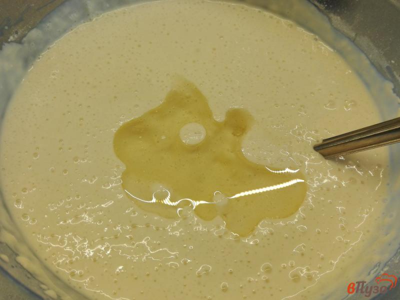Фото приготовление рецепта: Творожно-йогуртные блины шаг №6