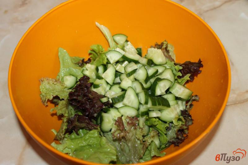 Фото приготовление рецепта: Салат из овощей с твердым сыром и орешками шаг №2