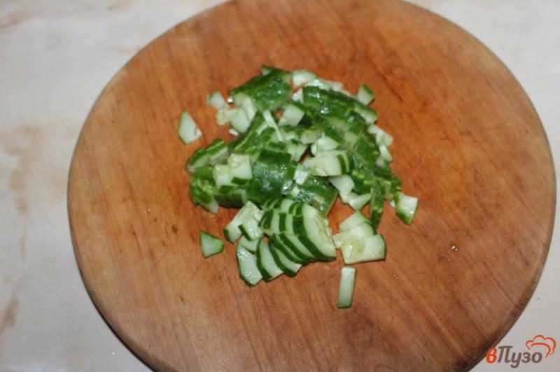 Фото приготовление рецепта: Салат из капусты, моркови и огурца шаг №2