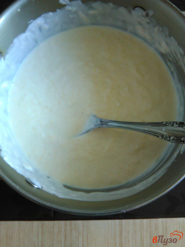 Фото приготовление рецепта: Шарики из индейки в сливочном соусе шаг №7