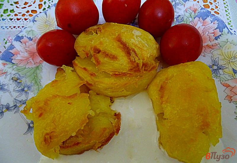 Фото приготовление рецепта: Картофель давленый запеченный в духовке шаг №7