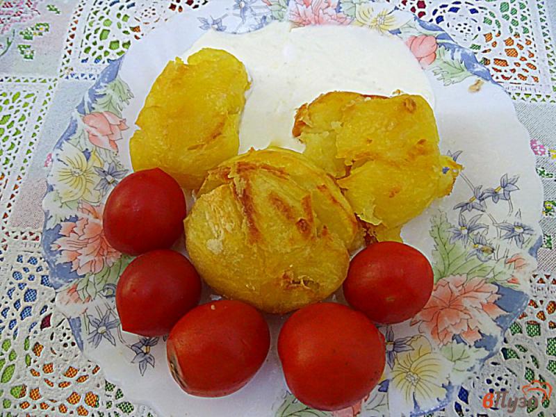Фото приготовление рецепта: Картофель давленый запеченный в духовке шаг №8