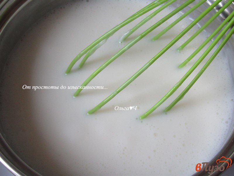 Фото приготовление рецепта: Мухаллеби - турецкий молочный пудинг шаг №3