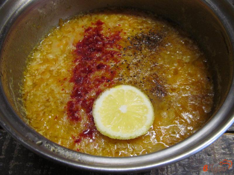 Фото приготовление рецепта: Турецкий чечевичный суп шаг №5