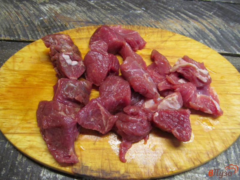 Фото приготовление рецепта: Мусака с говядиной и стручковой фасолью шаг №1