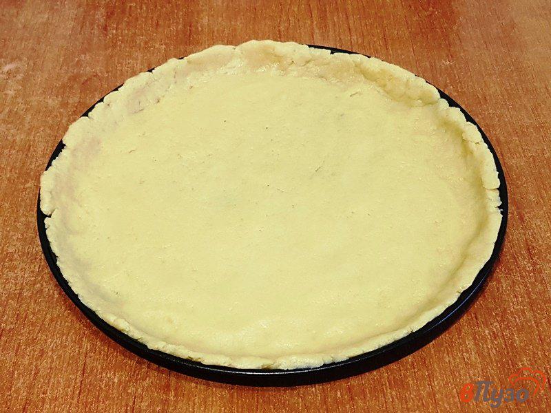 Фото приготовление рецепта: Открытый пирог с малиной шаг №5