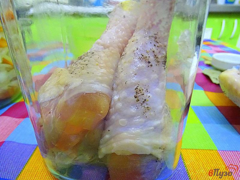 Фото приготовление рецепта: Курица в баке с овощами шаг №5