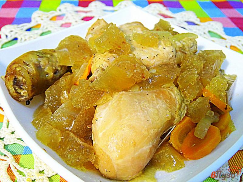 Фото приготовление рецепта: Курица в баке с овощами шаг №9
