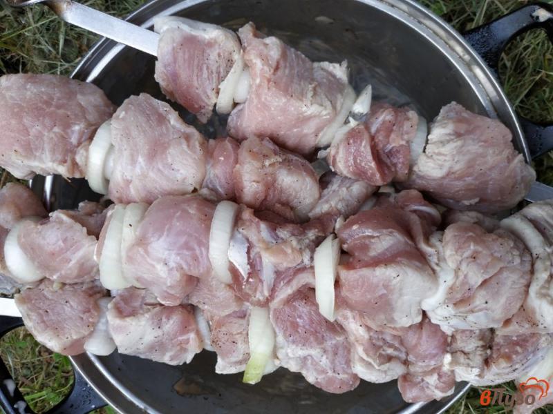 Фото приготовление рецепта: Шашлык из свинины на минералке шаг №5