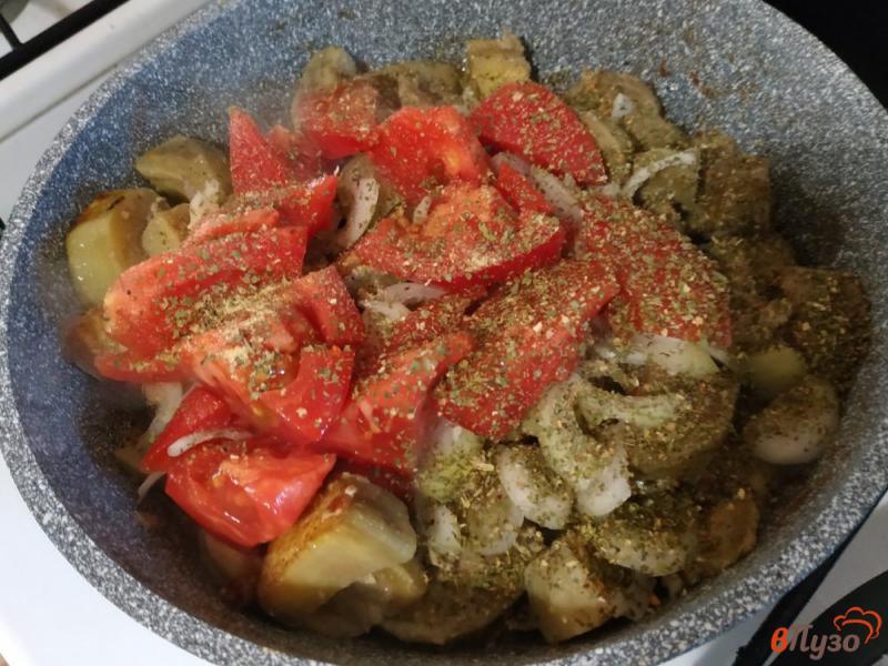 Фото приготовление рецепта: Овощное рагу на сковороде шаг №6