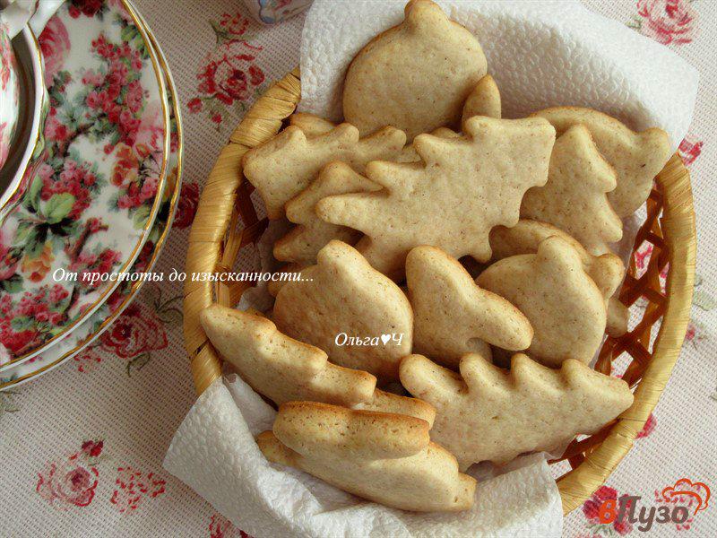 Фото приготовление рецепта: Печенье на сметане с корицей шаг №6