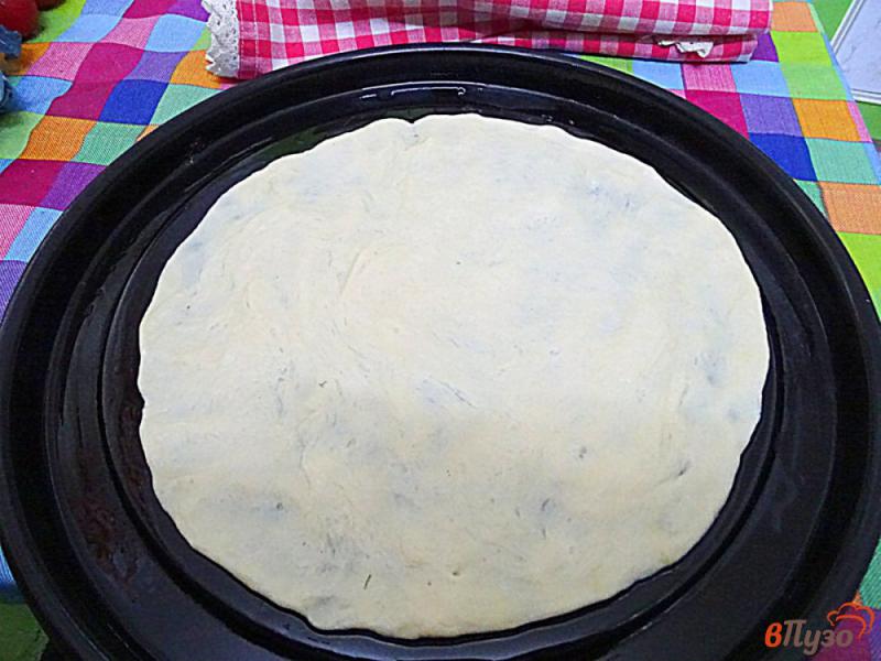 Фото приготовление рецепта: Пицца из замороженного теста шаг №2