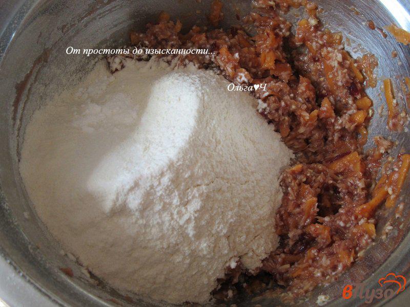Фото приготовление рецепта: Овсяное печенье с тыквой (из жмыха) шаг №2