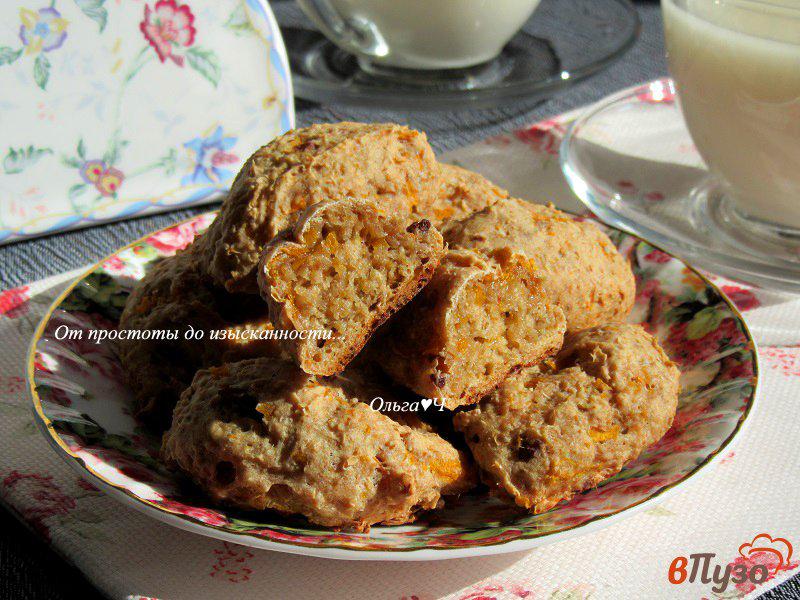 Фото приготовление рецепта: Овсяное печенье с тыквой (из жмыха) шаг №6