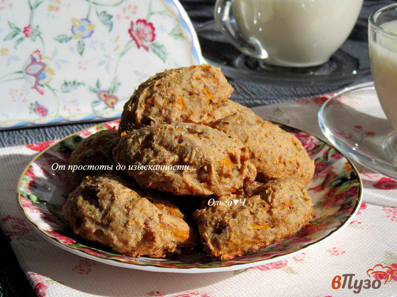 Фото приготовление рецепта: Овсяное печенье с тыквой (из жмыха) шаг №5
