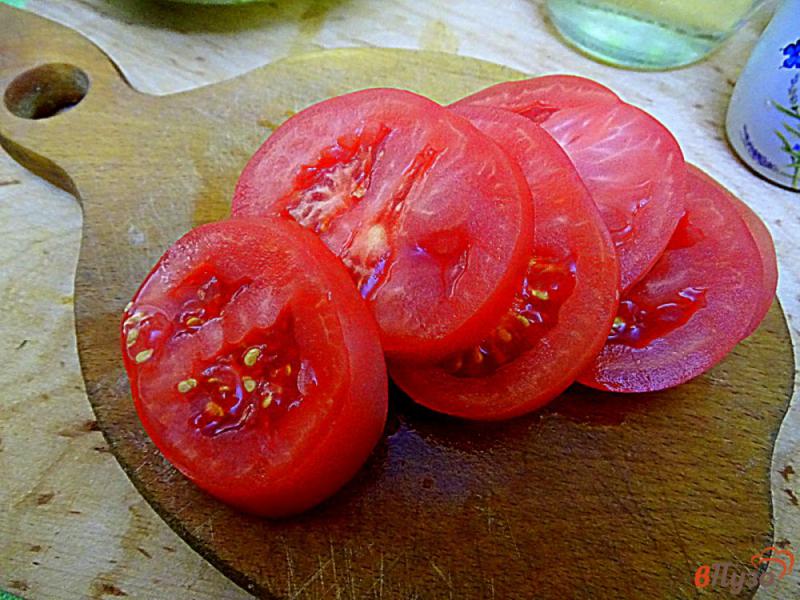 Фото приготовление рецепта: Закуска из помидоров с луком шаг №6