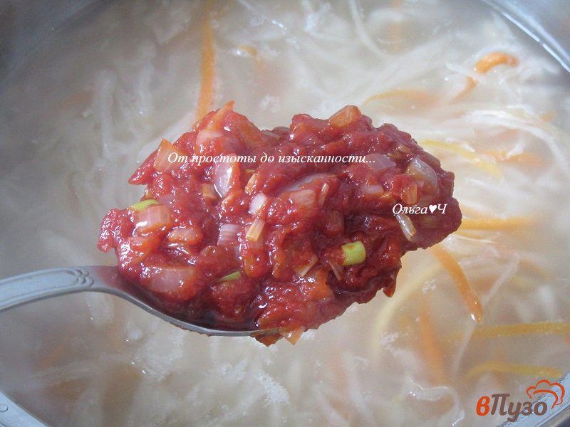 Фото приготовление рецепта: Крчик - армянский суп из квашеной капусты шаг №4