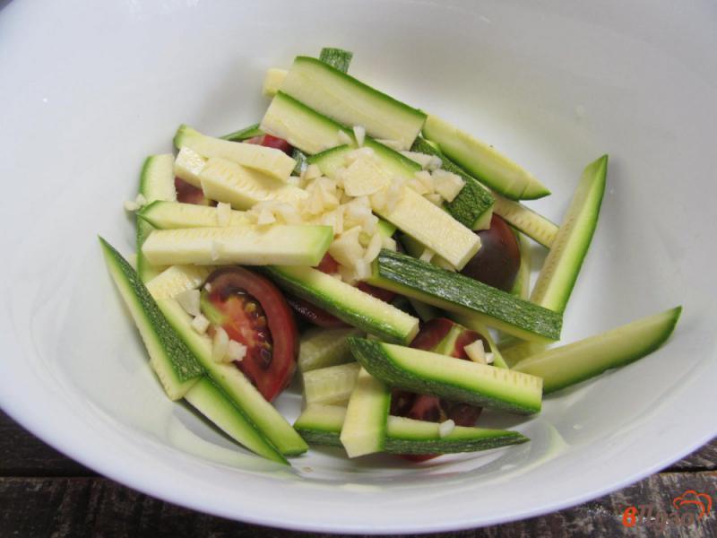 Фото приготовление рецепта: Малосольный овощной салат шаг №3