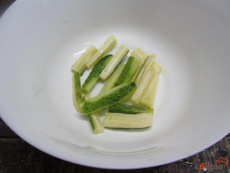Фото приготовление рецепта: Малосольный овощной салат шаг №1
