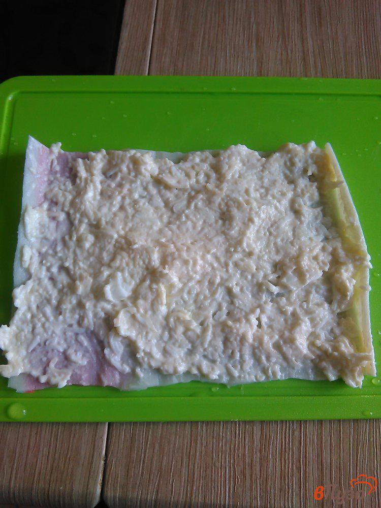 Фото приготовление рецепта: Закуска из крабовых палочек « Хризантема» шаг №4