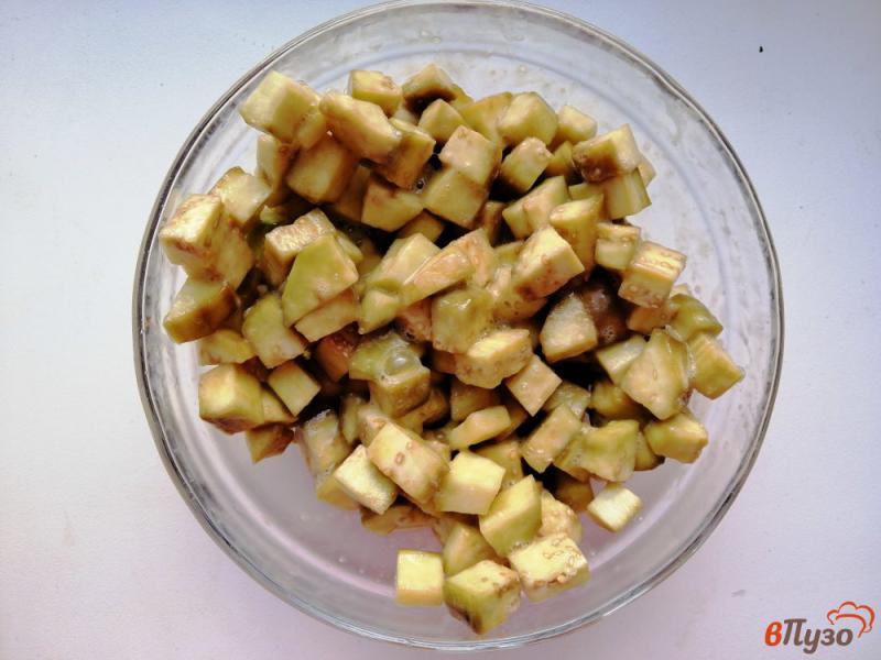 Фото приготовление рецепта: Жареные баклажаны, как грибы шаг №3